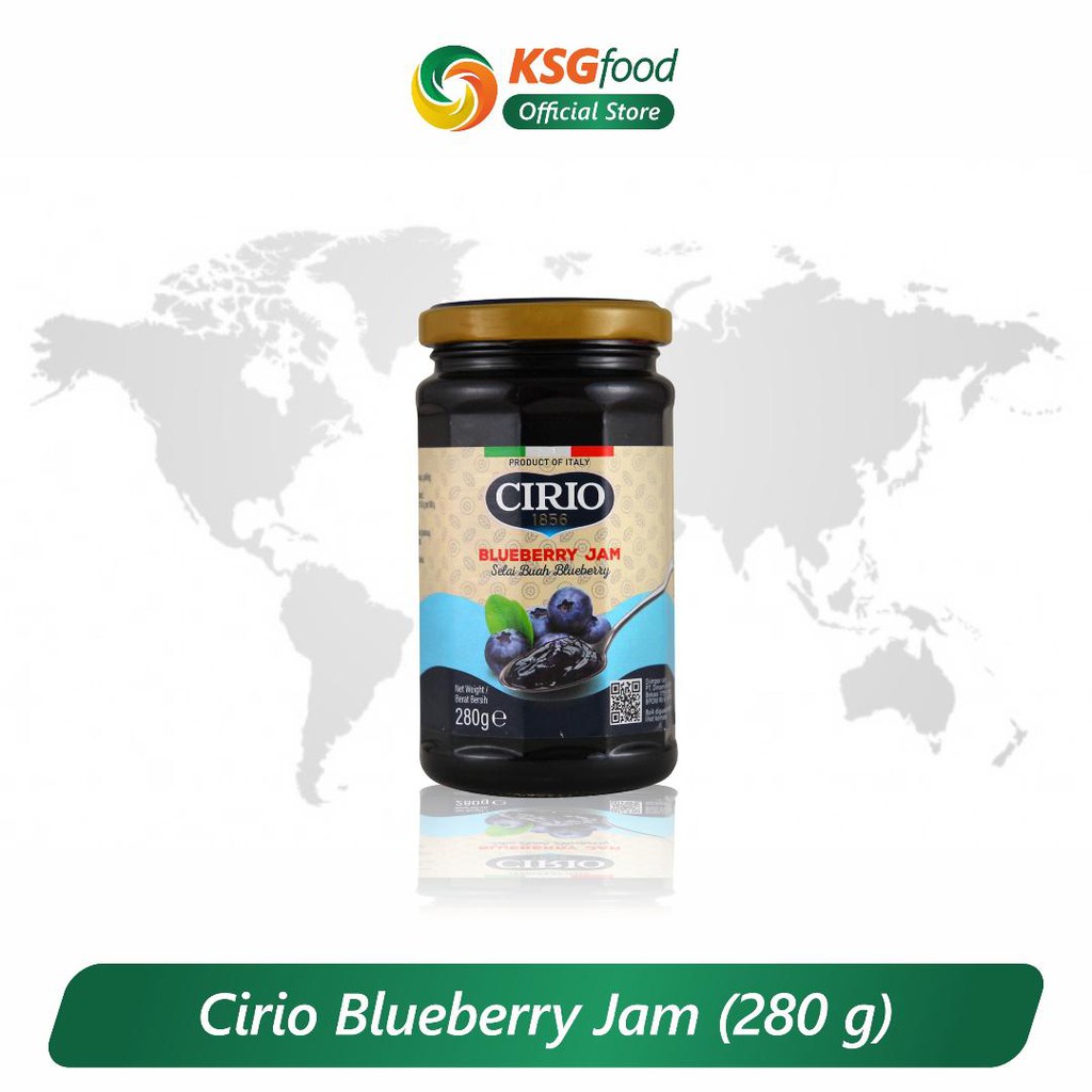 

CIRIO BLUEBERRY JAM 280GR/SELAI BLUEBERRY