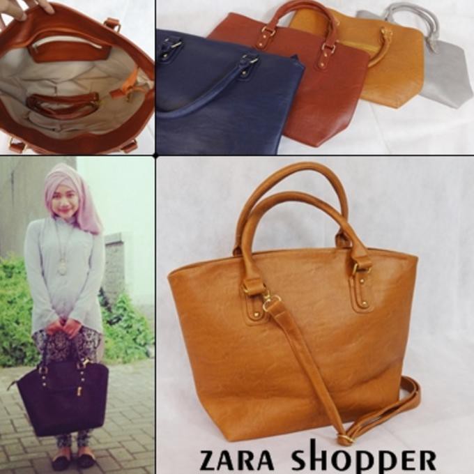 TAS HIGH QUALITY  zara shopper bag kulit impor