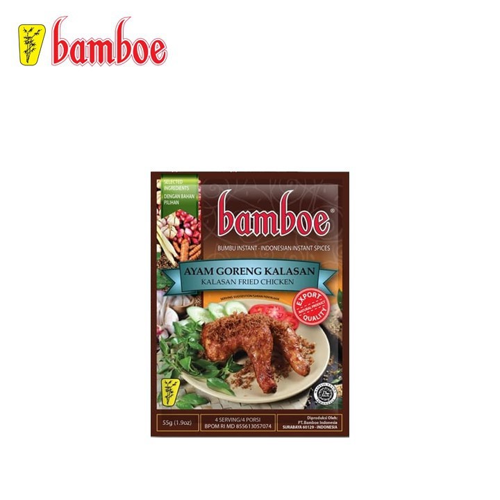 

Bamboe Ayam Goreng Kalasan /bumbu instan ayam kalasan 55gr