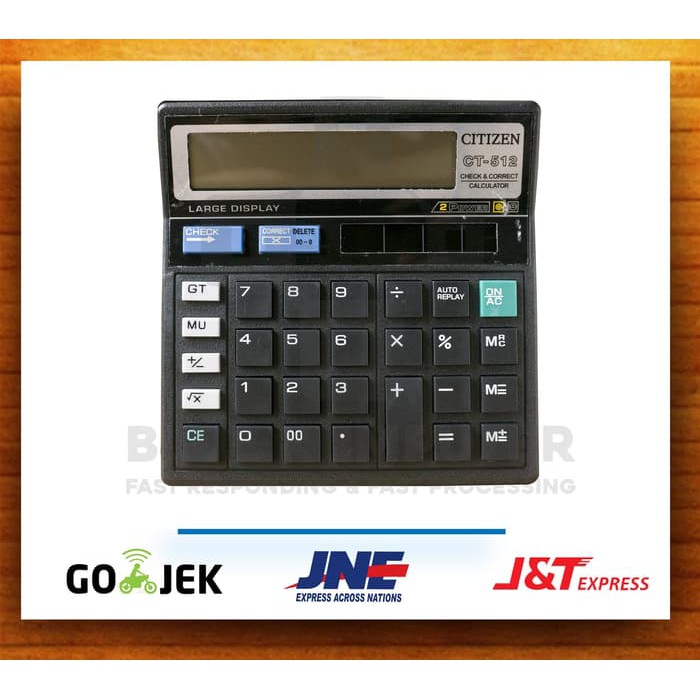 

KALKULATOR 12DIGIT ANGKA MERK CITIZEN TIPE CT512