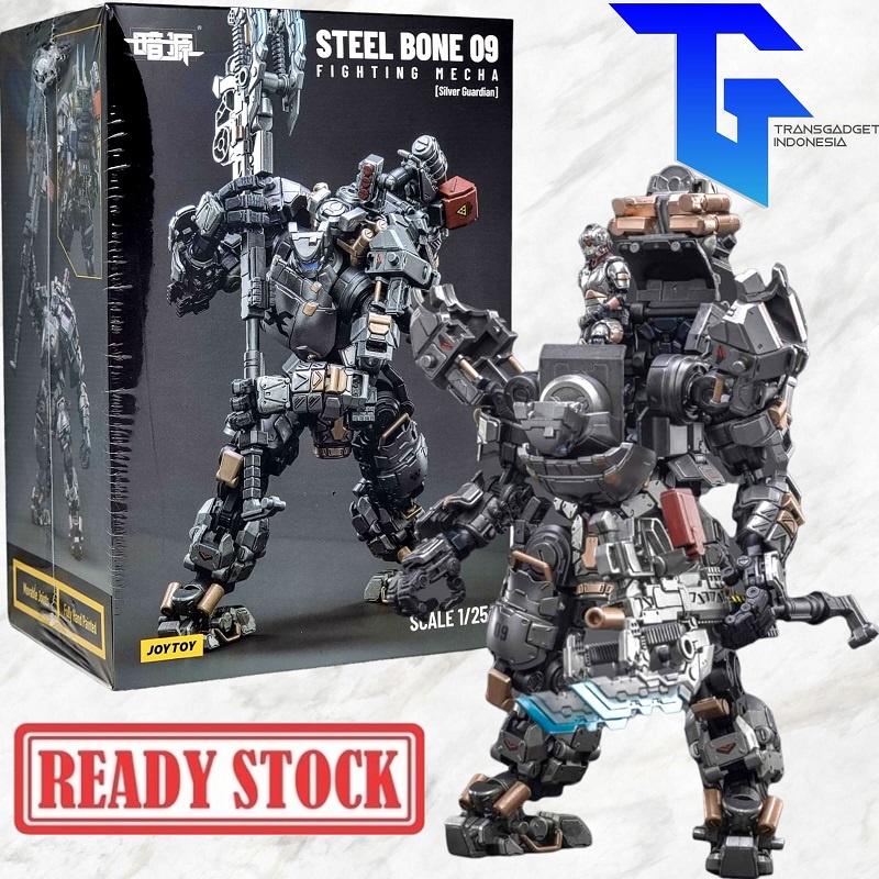 JOYTOY Steel Bone 09 Fighting Mecha JT2740 Silver Guardian - Joy Toy Dark Source 1/25 Scale