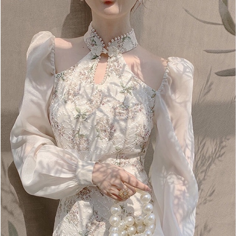 summer party dress / dress korea terbaru / vintage dress / retro dress / C20 dress