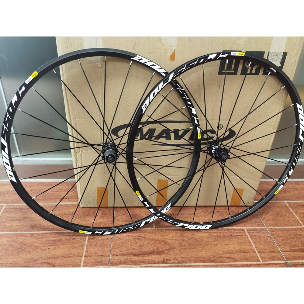 Mavic Crossride Disc Brake MTB Wheelset 26inch 27.5in 29 Thru Axle Alloy  Sealed bearing hubs