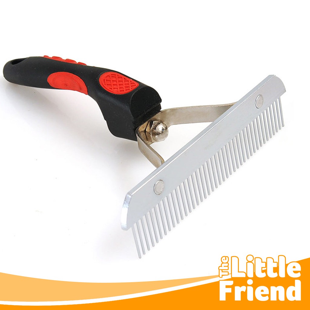 Sisir Sikat Brush Grooming Shredding Bulu Rontok Bulu Mati Gimbal Anjing Kucing Anti Karat