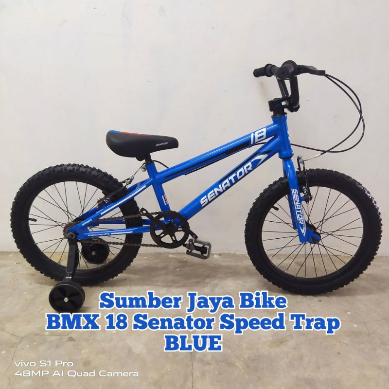 Sepeda anak BMX 18 Inch senator SPEED TRAP &amp; SLAMMER