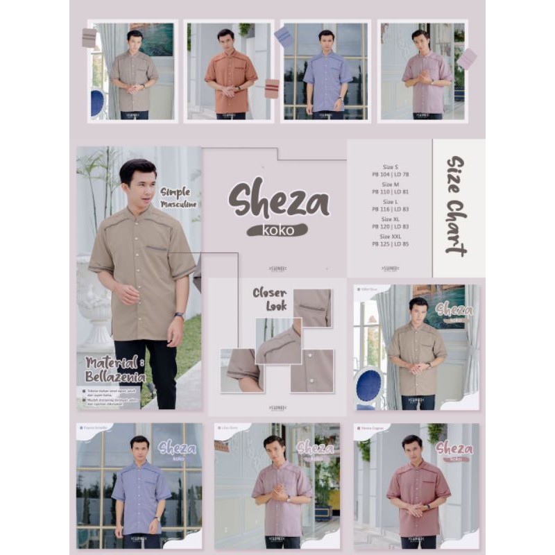 [KOKO/KEMEJA] COUPLE SHEZA SHEZI ORIGINAL SILMEE EDISI RAMADHAN IDUL FITRI