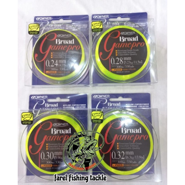 senar owner broad game pro visible 300m