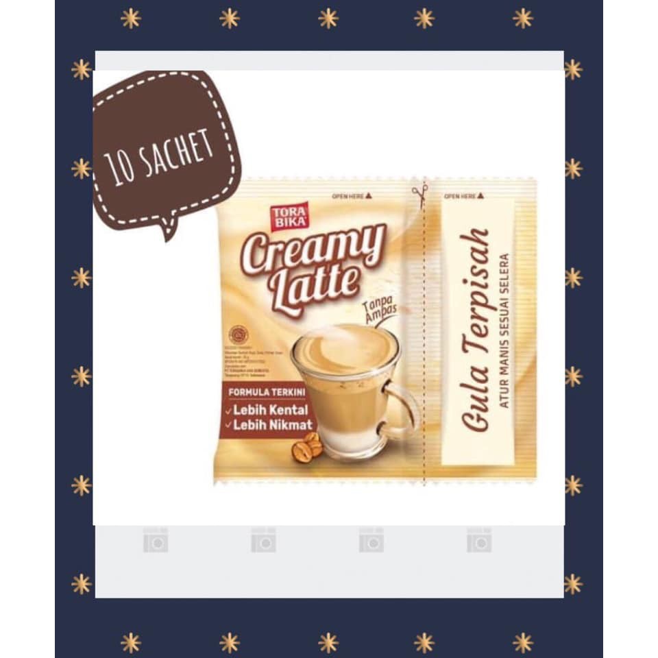 

Torabika Creamy Latte Gula Terpisah 10sachet