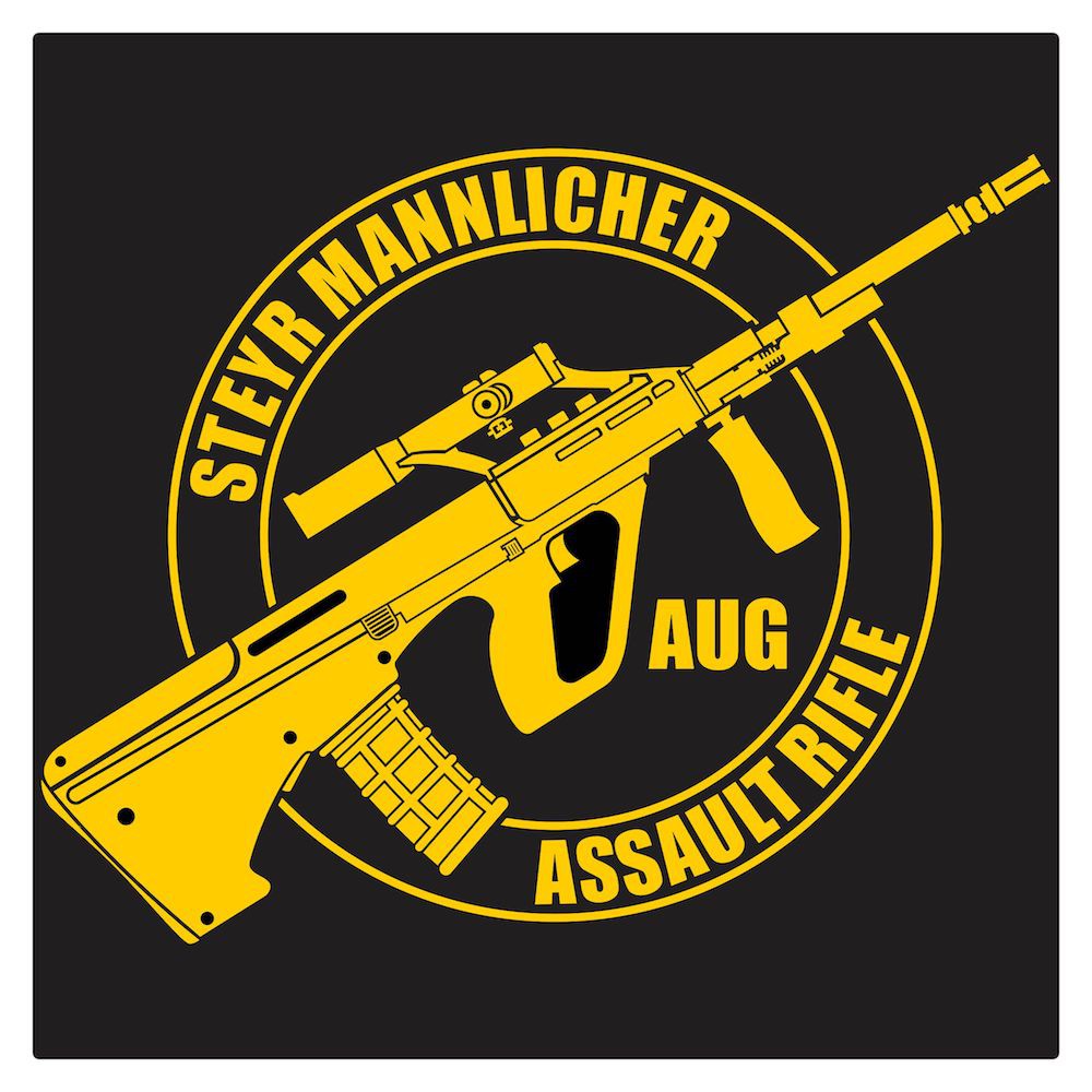 Steyr AUG series 2 Cutting Sticker