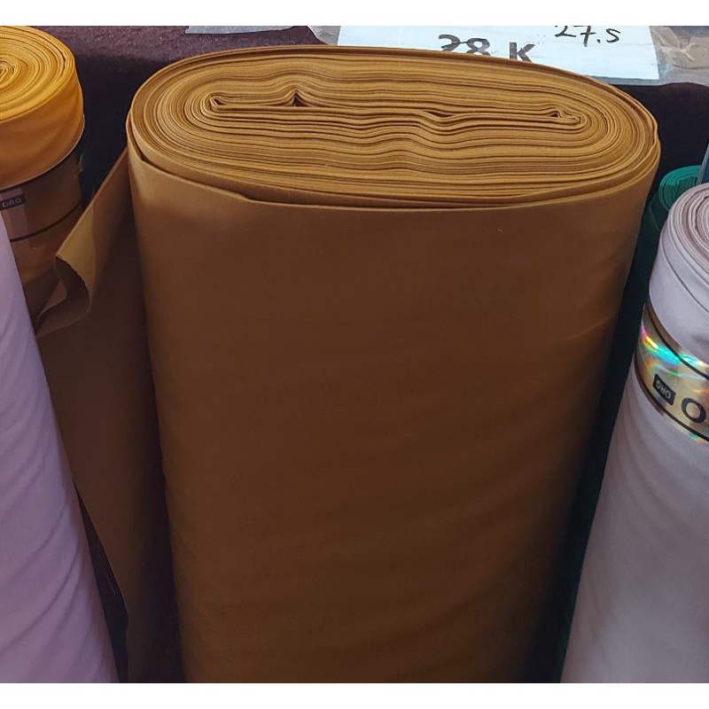KAIN KATUN TOYOBO ROYAL MIX PER 0.5 METER-TYB- MUSTARD