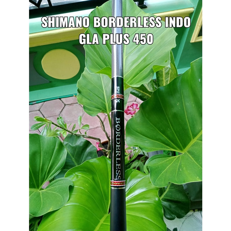 Joran Pancing Siap Pakai  450/540 Shimano Borderless Ros pendek Made in Indonesia