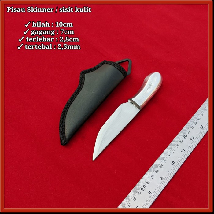 Pisau Seset Kulit - Pisau Skinner - Pissu Seset Kulit - Pisau Serbaguna Termurah - Vivistecolection