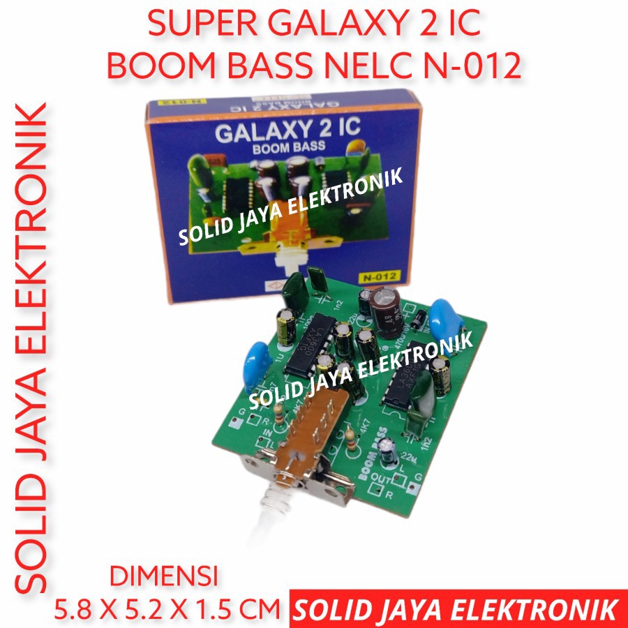 KIT GALAXI 2 IC LA3600 GALAXY 2 BOOM BAS PENAMBAH BASS TREABLE LOW HI 2 IC 2IC NELC N-012 N012 N 012