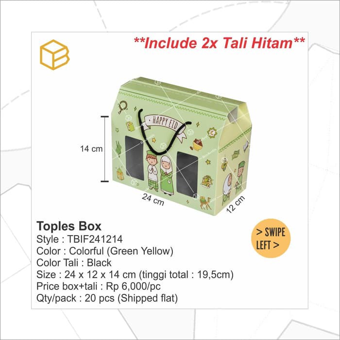 

Order Langsung Box toples kue kering packaging lebaran cookies kemasan | TBIF241214 Murah