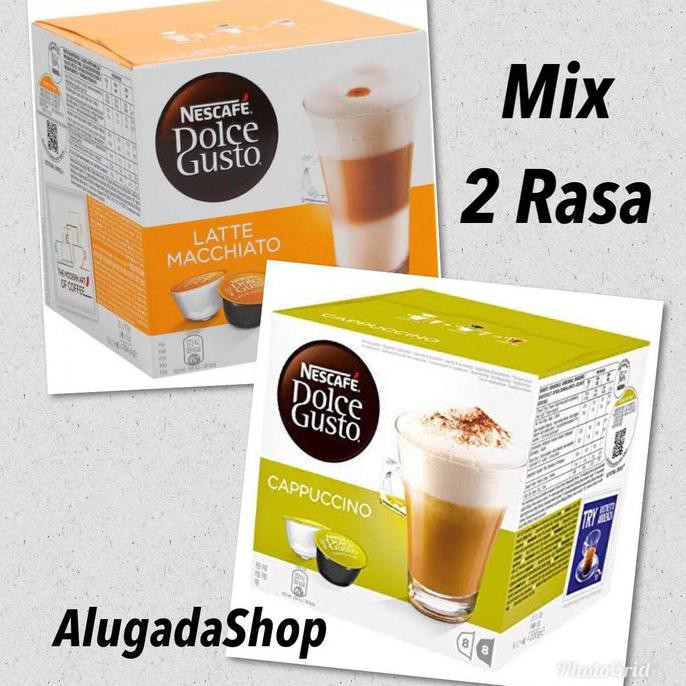 

Mix 2 Rasa - Kapsul Nescafe Dolce Gusto - Cappuccino & Latte Machiato
