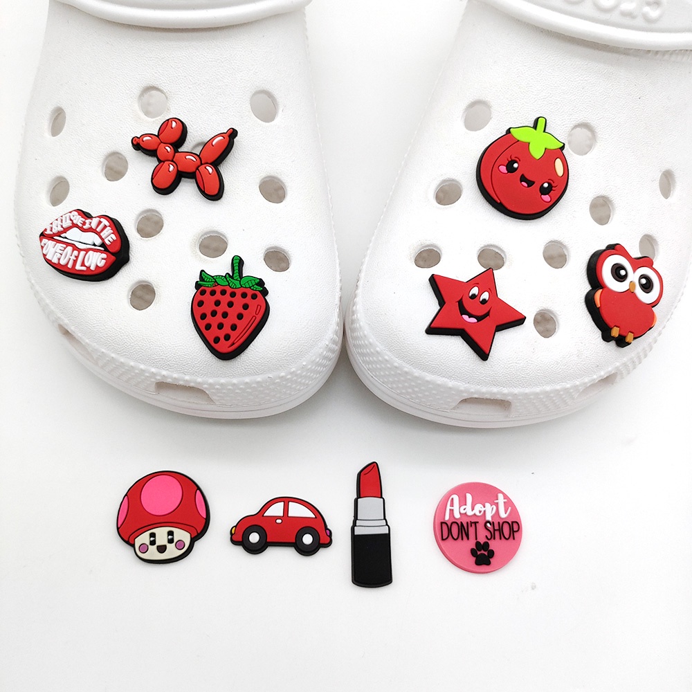 Charms Gelang Desain Kartun Crocs Untuk Aksesoris Dekorasi Sepatu Bayi Perempuan