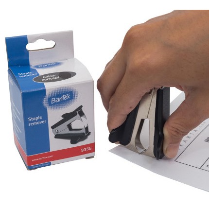 

Bantex 9355-10 Staple Remover Black / Pencabut Staples Bantex