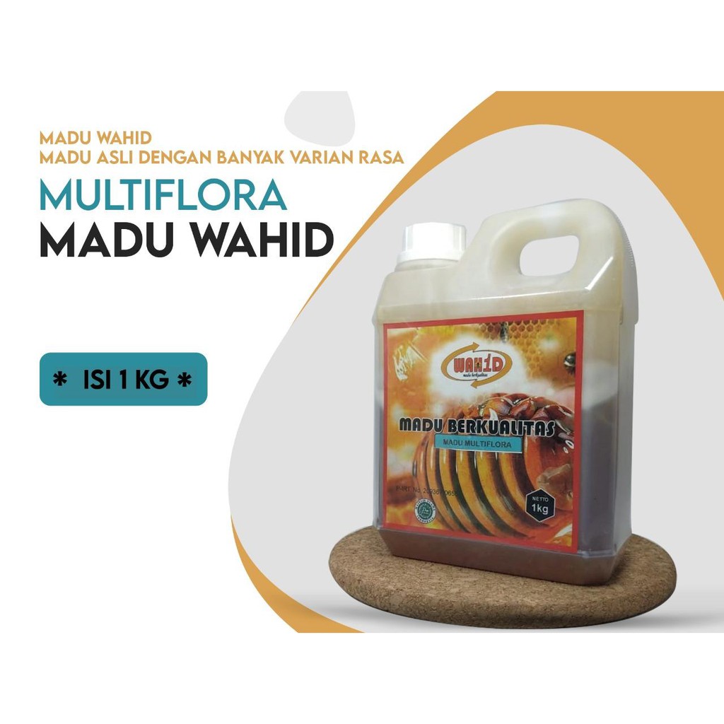 

WADU WAHID MULTIFLORA 1KG / MADU MURNI - ORIGINAL