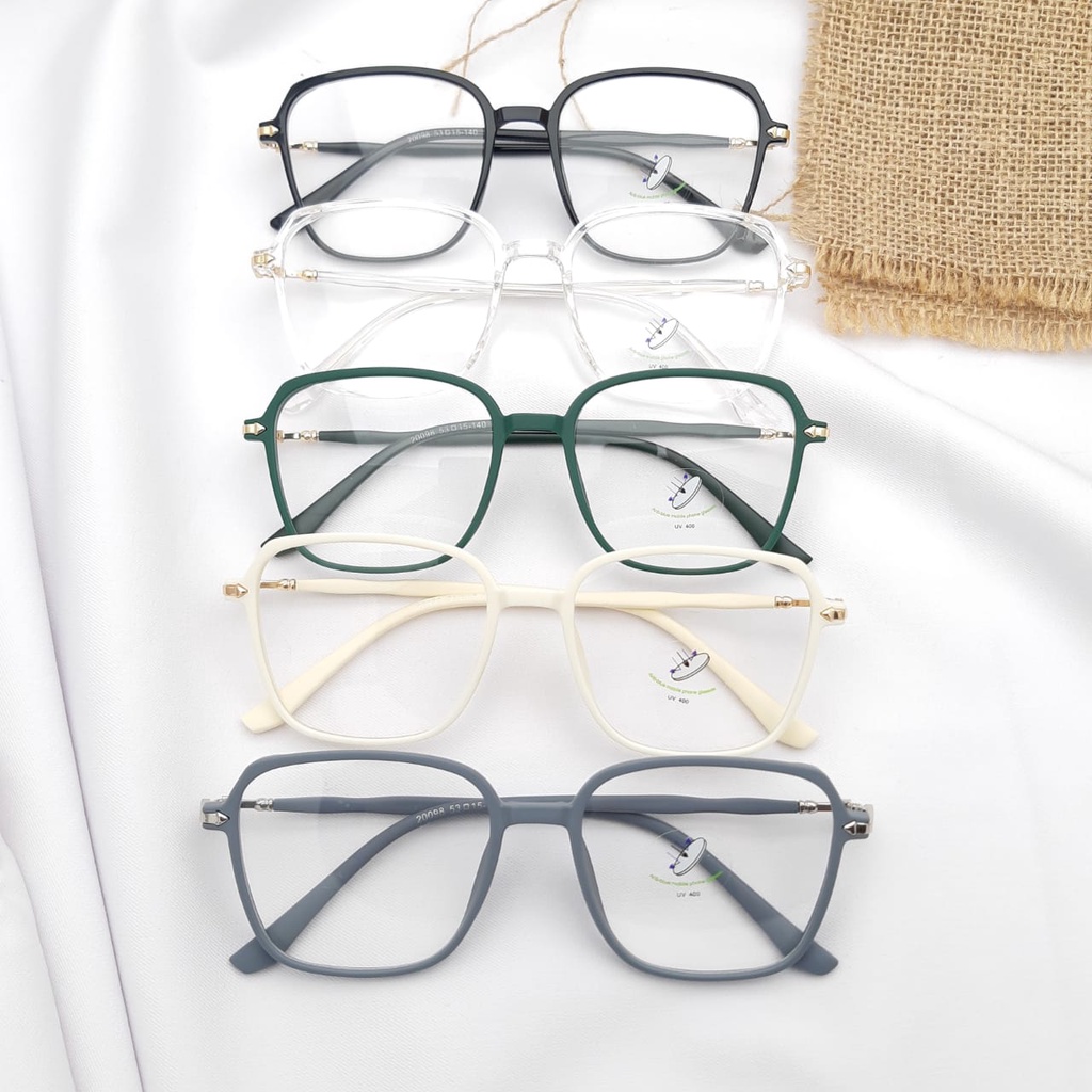 [Bisa COD] Kotak [gucci 20098] 53-15-140 Kacamata Anti Radiasi Komputer / Kacamata Photocromic (Beru