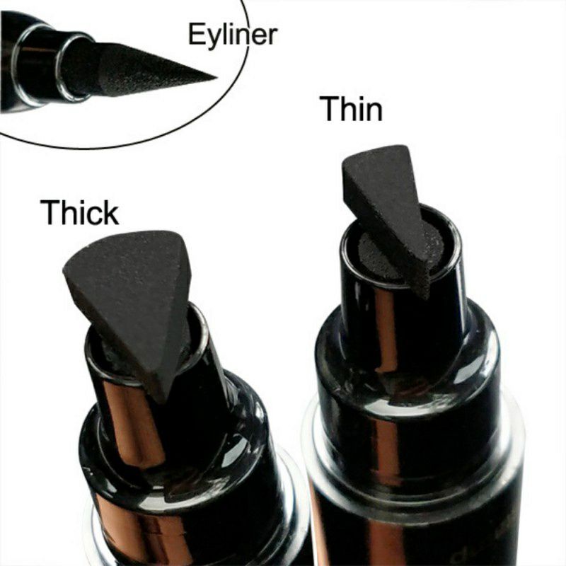 Eyeliner Stamp 2 in 1 Wing Eyeliner Spidol Waterproof Stamp Eyeliner 2in1 Eyeliner Pencil