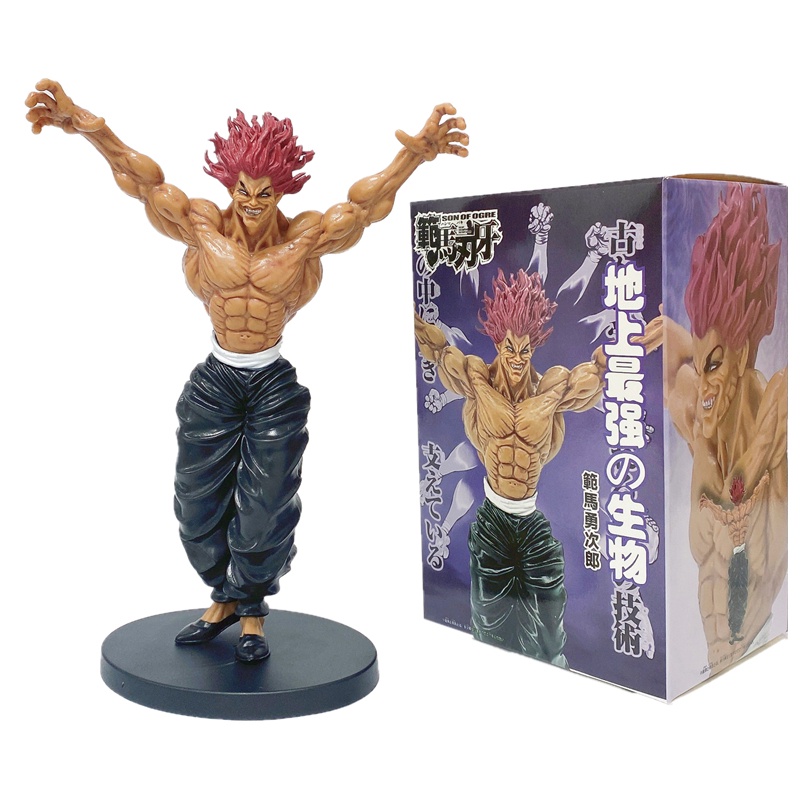 Mainan Action Figures Baki Hanma Yujir Bahan PVC Ukuran 22cm