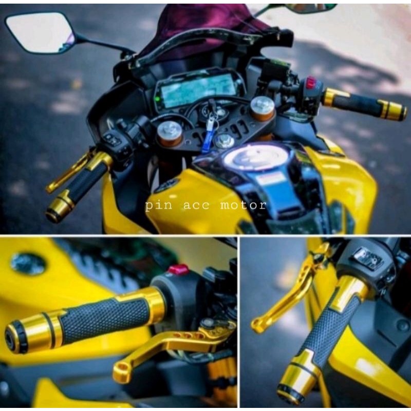 Hand Grip Rizoma/HandGrip Gas Motor Rizoma Jalu Censi/Nmax Aerox Lexy Xmax Vario125/150/160/R15 V2 V3 V4 NINJA R RR GSX CB150R CBR Scoopy Fino Dill universal motor