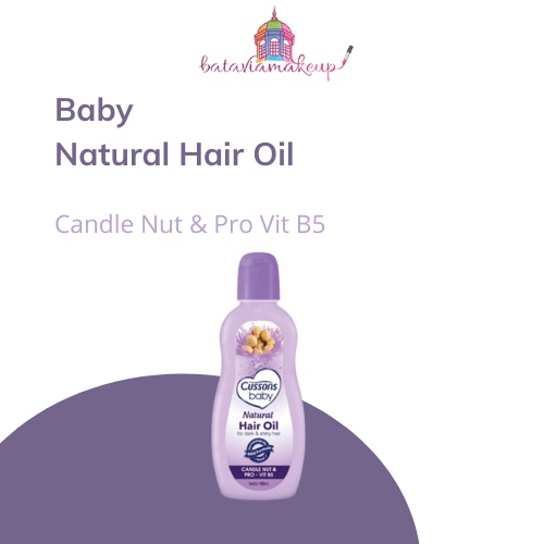 Cussons Baby Natural Hair Oil 100ML/Minyak Rambut