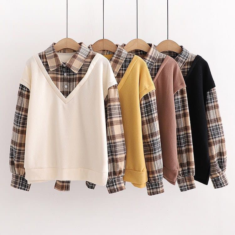 GFS WAFFLE TOP FLANEL BAHAN BABYTERY