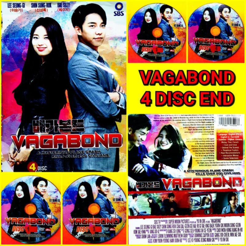 KASET FILM DRAMA KOREA VAGABOND 4 DISC END