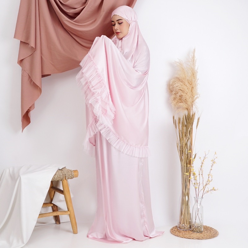 5Timesaday Parisian Blush Mukena Minor Defect