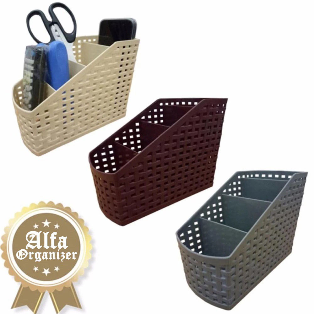 Rak Mini 4 Sekat Warna Alfa Organizer