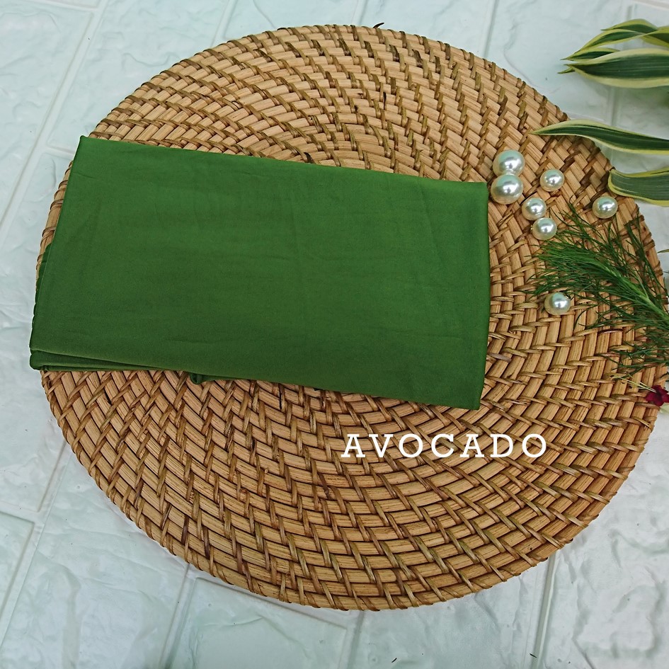 Jilbab Jersey Hijab Instan Bergo Antem Kerudung Pet Anti Tembem original-avocado
