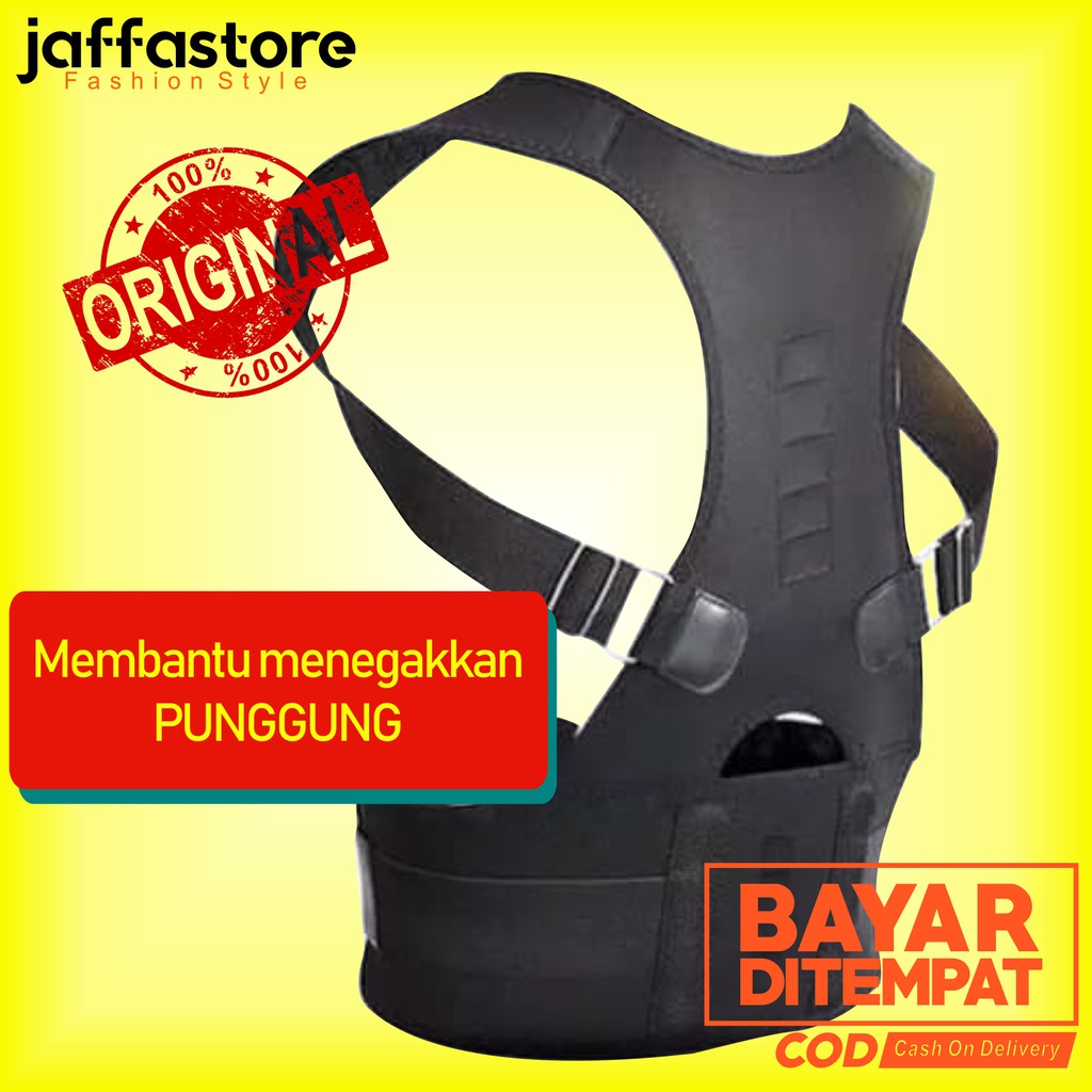 Penegak Penyangga Punggung Badan Posture Corrector Power Magnetic Original