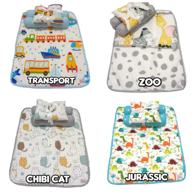 Swan Baby Matras bayi / Set matras perlak bayi /Tempat Tidur Bayi / Bedding set baby / Kado bayi