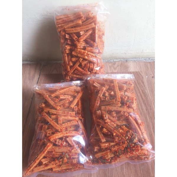

nyemil kerupuk potato