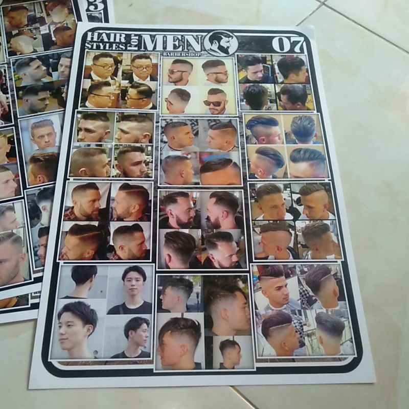 poster potong rambut barbershop