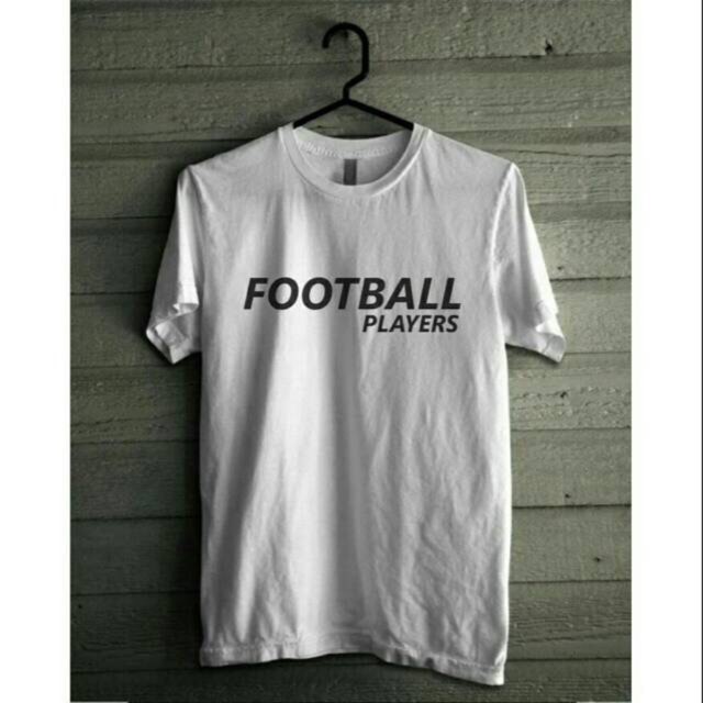 Kaos T-Shirt Football Player Cotton Combed 30s