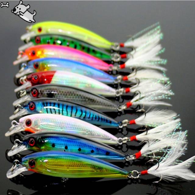 umpan pancing ikan2an 9cm hardlure minow minnow