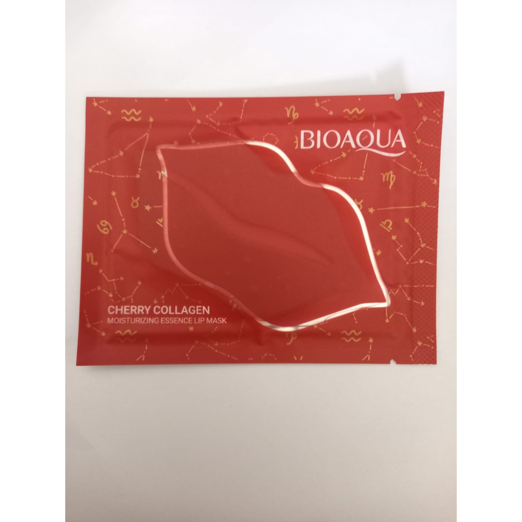 Masker Bibir Bioaqua Cherry Collagen Moisturizing Essence Lip Mask