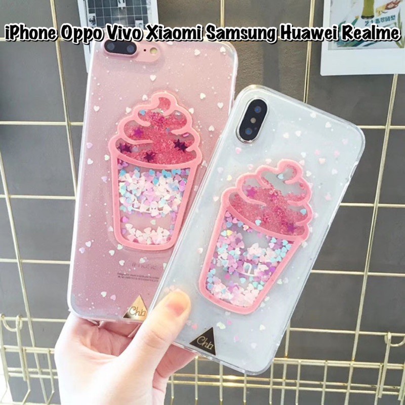 Cupcake Case TPU Vivo V21 V20 X60 Y12s Y51 Y53 Y55 Y1s Y91 Y25 V25 V21 V23 Y22 Y16 Y35