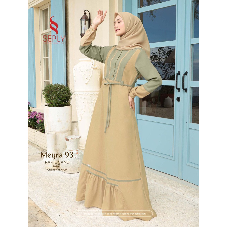 Cod Busana Muslim Gamis Seply Meyra 93 New Arrival Best seller