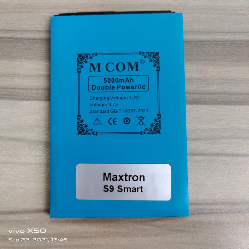 Battery Batere Batre Baterai Double Power Mcom Maxtron S9 Smart