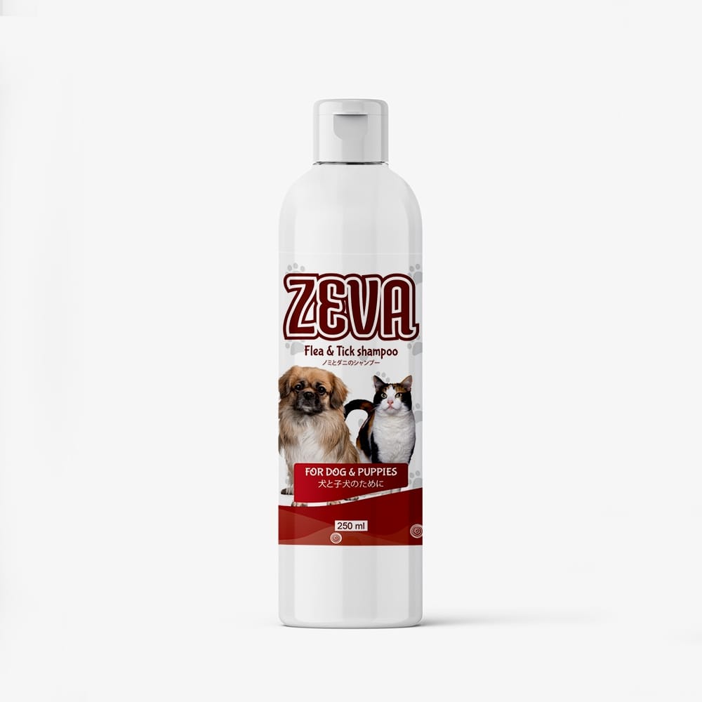 Zeva Shampoo Anti kutu Fungal Scabies Untuk Kucing dan Anjing 250 ML