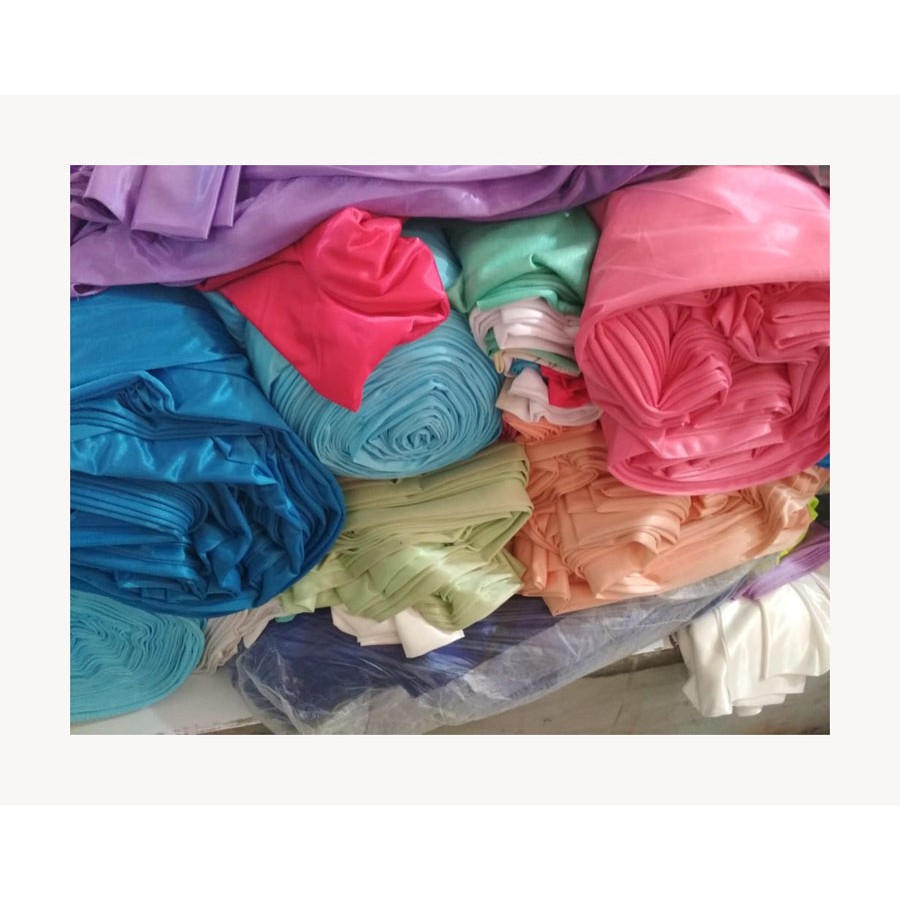 Kain habutae/ bahan habutai /kain dekorasi eceran kiloan murah 
