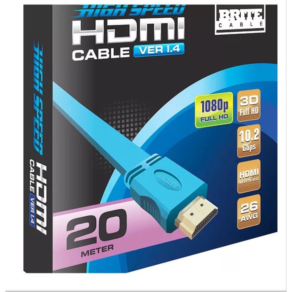 KABEL BRITE HDMI 20M