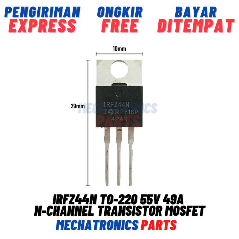 IRFZ44 IRFZ44N TO 220 55V 49A N CHANNEL TRANSISTOR MOSFET