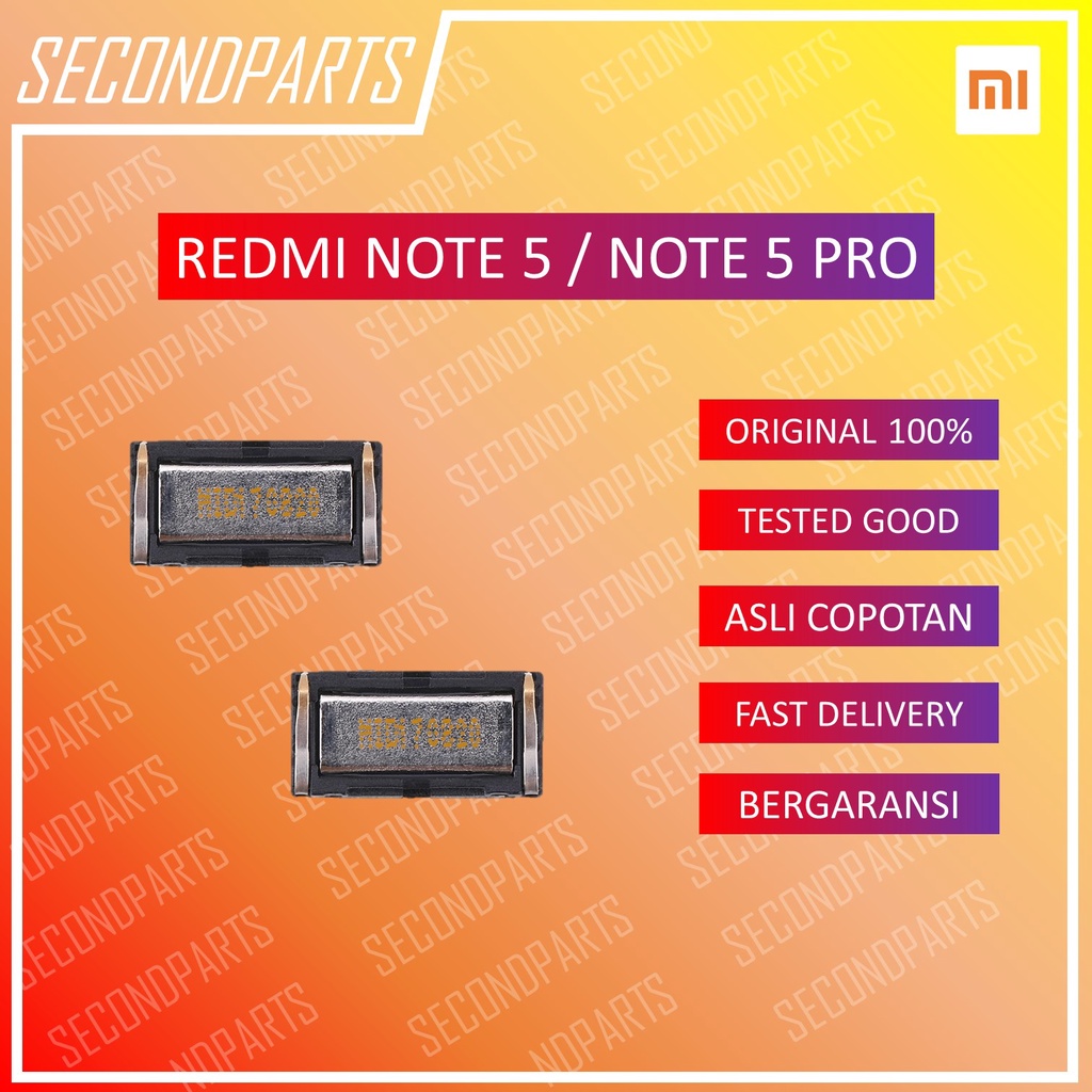 EARPIECE TELPON ATAS EAR SPEAKER TELPON XIAOMI REDMI NOTE 5 PRO ORIGINAL COPOTAN