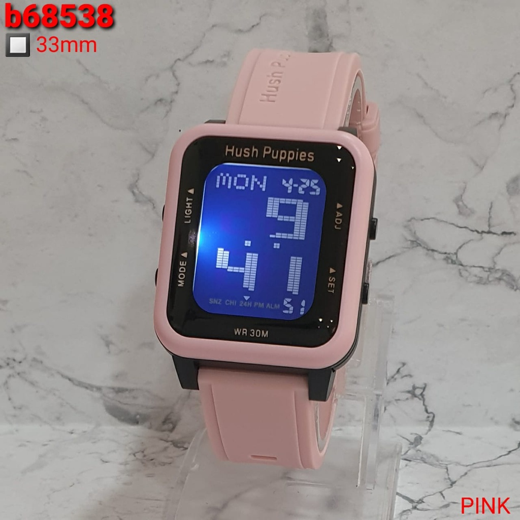 Grosiran Jam Tangan Wanita 3390EI Digital Strap Rubber Digital Backlight Include Box Jam Tangan (COD)