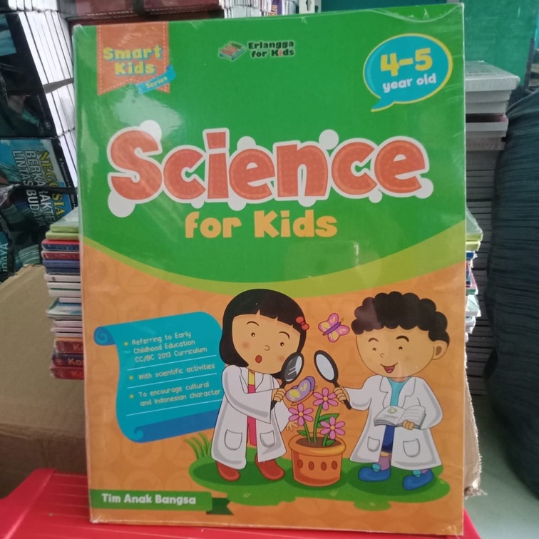 BUKU SMART KIDS SCIENCE FOR KIDS 4-5 YEAR OLD ERLANGGA FOR KIDS