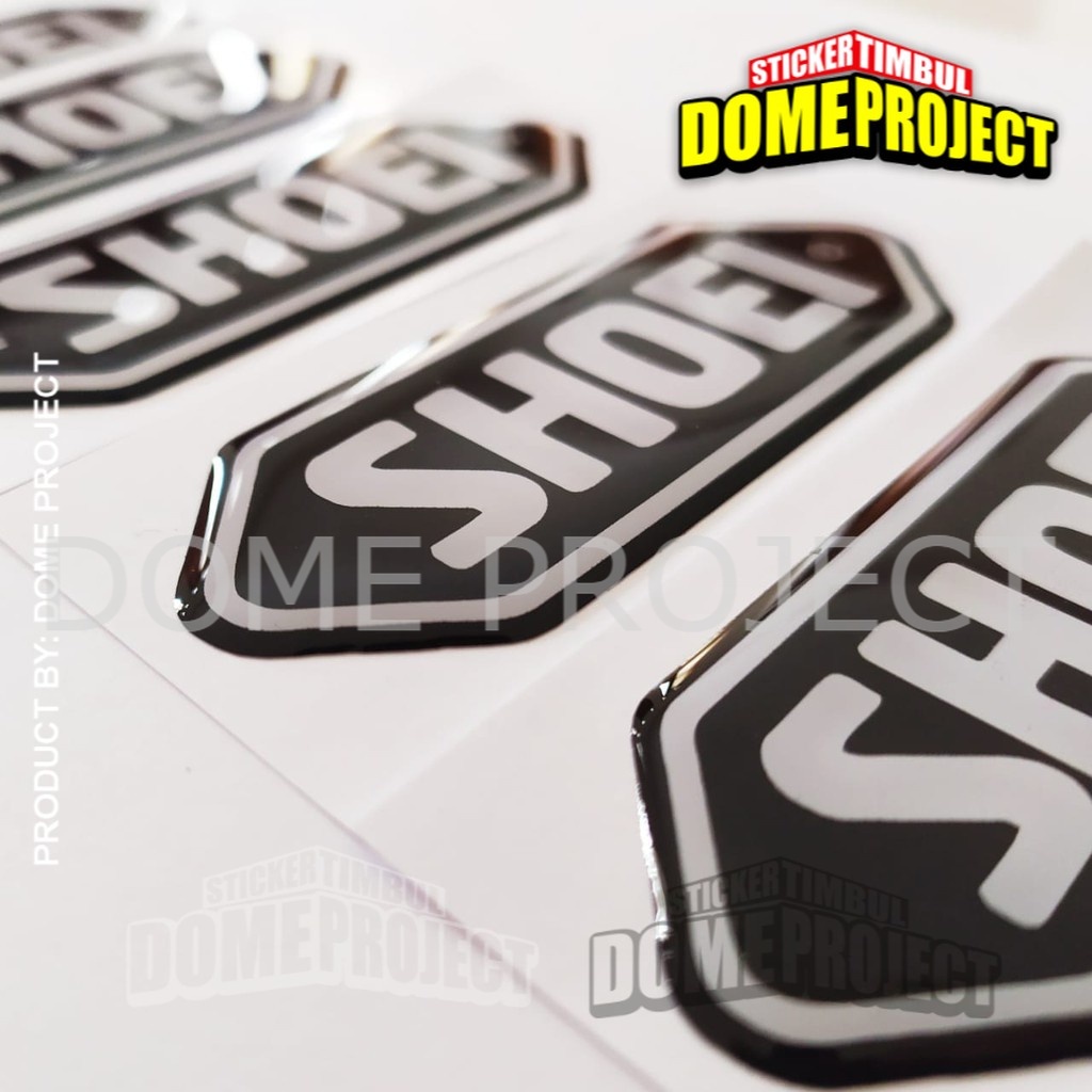 SHOEI STIKER MOTOR EMBLEM LENTUR AKSESORIS SEPEDA MOTOR